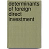 Determinants of Foreign Direct Investment door Pavol Minarik