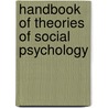 Handbook Of Theories Of Social Psychology door Paul Van Lange