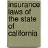 Insurance Laws of the State of California