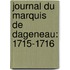 Journal Du Marquis De Dageneau: 1715-1716