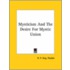 Mysticism And The Desire For Mystic Union