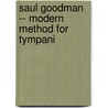 Saul Goodman -- Modern Method for Tympani door Sandy Goodman
