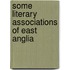 Some Literary Associations Of East Anglia