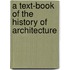 A Text-book of the History of Architecture