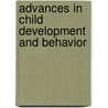 Advances In Child Development And Behavior door Hayne Reese