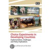 Choice Experiments In Developing Countries door Jeff Bennett