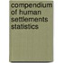 Compendium Of Human Settlements Statistics
