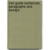 Inst Guide Sentences Paragraphs and Essays door Brandon