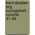 Kant-Studien. Erg Nzungsheft, Volume 41-49