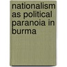 Nationalism As Political Paranoia In Burma by Michael Gravers