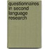 Questionnaires In Second Language Research