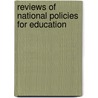 Reviews Of National Policies For Education by Publi Oecd Published By Oecd Publishing