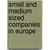 Small and Medium Sized Companies in Europe door Mary Trainor