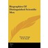 Biographies Of Distinguished Scientific Men
