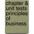Chapter & Unit Tests Principles of Business