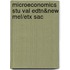 Microeconomics Stu Val Edtn&new Mel/Etx Sac