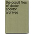The Occult Files Of Doctor Spektor Archives