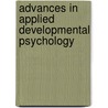 Advances in Applied Developmental Psychology by Barry Nurcombe