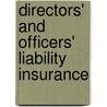 Directors' and Officers' Liability Insurance by Ian Youngman