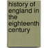 History Of England In The Eighteenth Century