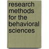 Research Methods For The Behavioral Sciences door Lori-Ann B. Forzano