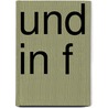 Und in f by Inga Lüders