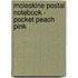 Moleskine Postal Notebook - Pocket Peach Pink