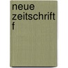 Neue Zeitschrift f door Bernhard Hirschel