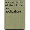 Non-Vanishing Of L-Functions And Applications by V. Kumar Murty