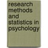 Research Methods And Statistics In Psychology