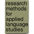 Research Methods For Applied Language Studies