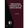 Computational Techniques of the Simplex Method door IstváN. Maros