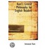 Kant's Critical Philosophy For English Readers