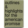 Outlines & Highlights For The American Promise door Cram101 Textbook Reviews