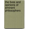 The Lives and Opinions of Eminent Philosophers by Diogenes Laërtius