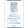 A Companion to Modernist Literature and Culture by Kevin J. H. Dettmar