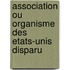 Association Ou Organisme Des Etats-Unis Disparu