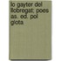 Lo Gayter del Llobregat; Poes As. Ed. Pol Glota