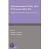 Macroeconomic Policy After The Conservative Era by Herbert M. Gintis