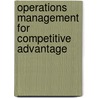 Operations Management For Competitive Advantage door F. Robert Jacobs