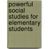 Powerful Social Studies for Elementary Students