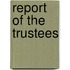 Report of the Trustees 