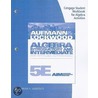 Algebra, Student Workbook For Algebra Activities by Vernon C. Baker