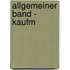 Allgemeiner Band - Kaufm