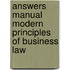 Answers Manual Modern Principles of Business Law