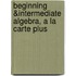 Beginning &Intermediate Algebra, a la Carte Plus