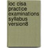 Ioc Cisa Practice Examinations Syllabus Version8