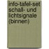 Info-Tafel-Set Schall- und Lichtsignale (Binnen)