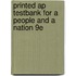 Printed Ap Testbank for a People and a Nation 9E