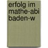 Erfolg Im Mathe-Abi Baden-W